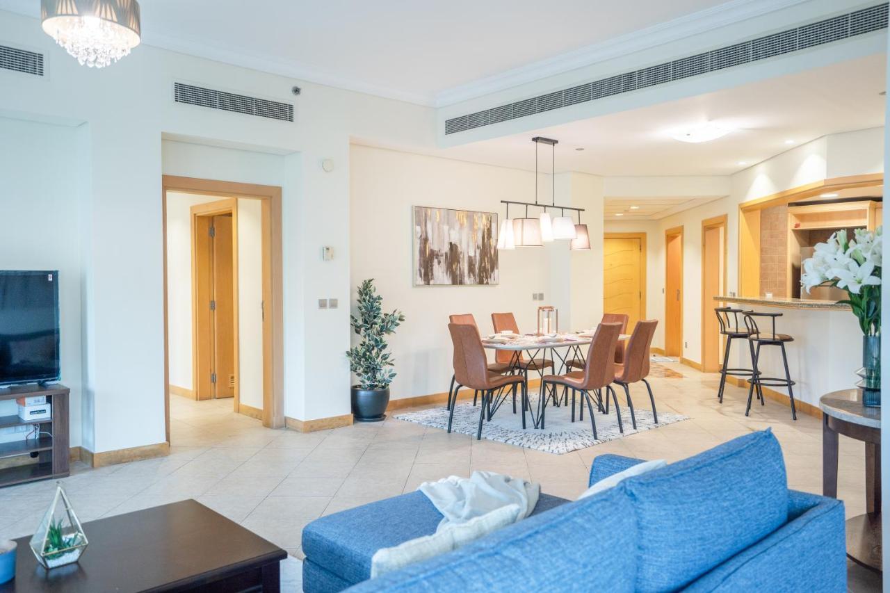 Luxury 4Br Apt - Palm Jumeriah - Beach Club Access Dubai Exteriör bild